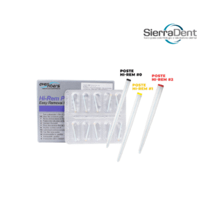 PERNO EN FIBRA DE VIDRIO HI REM #0 CAJA X 10 OVER FIBERS